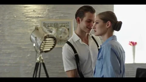 Blonde secretary freeze fuck with Tiffany Tatum - Cream pie and cum in mouth