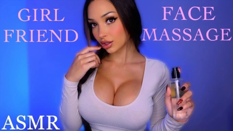 ASMR Face Massage Iced Mocha Soft Spoken Relaxing