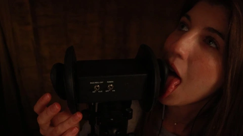 ASMR Ear Licks with FrivolousFox (Patreon Exclusive)